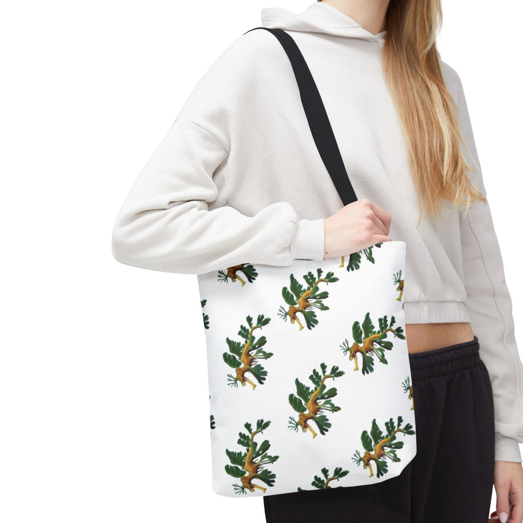 Tote Bag — Artistic Leafy Sea Dragon Illustration Tote