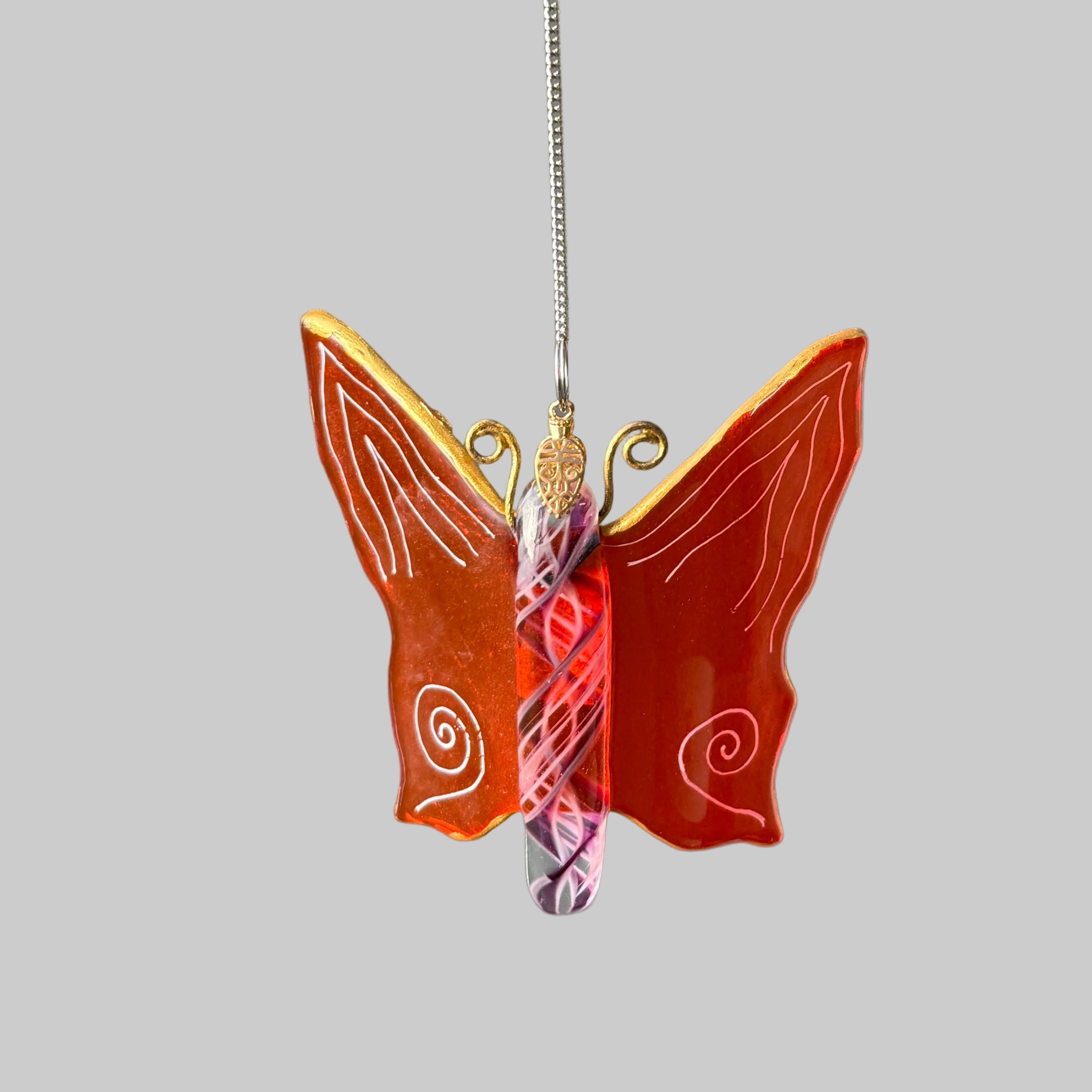 Butterfly suncatcher - orange