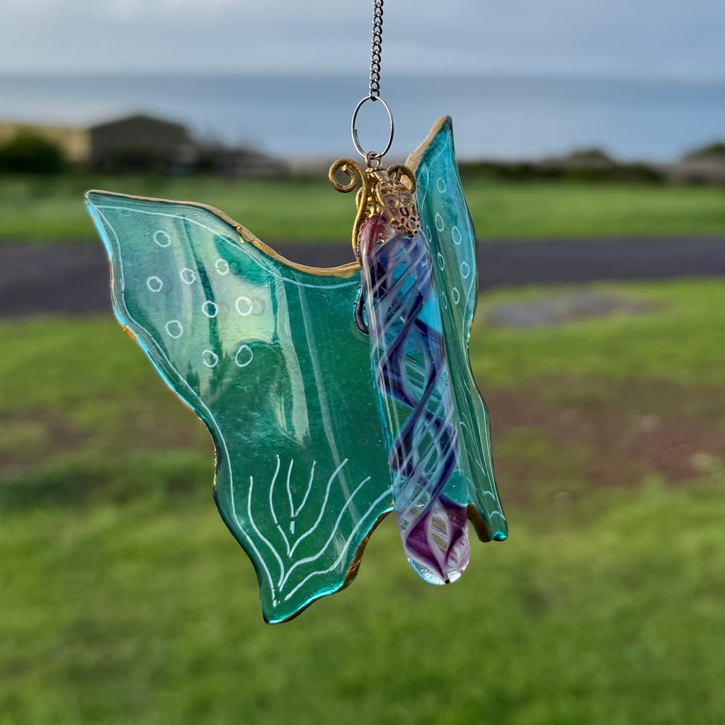 Butterfly suncatcher - blue