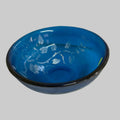 Fused glass Blue bowl