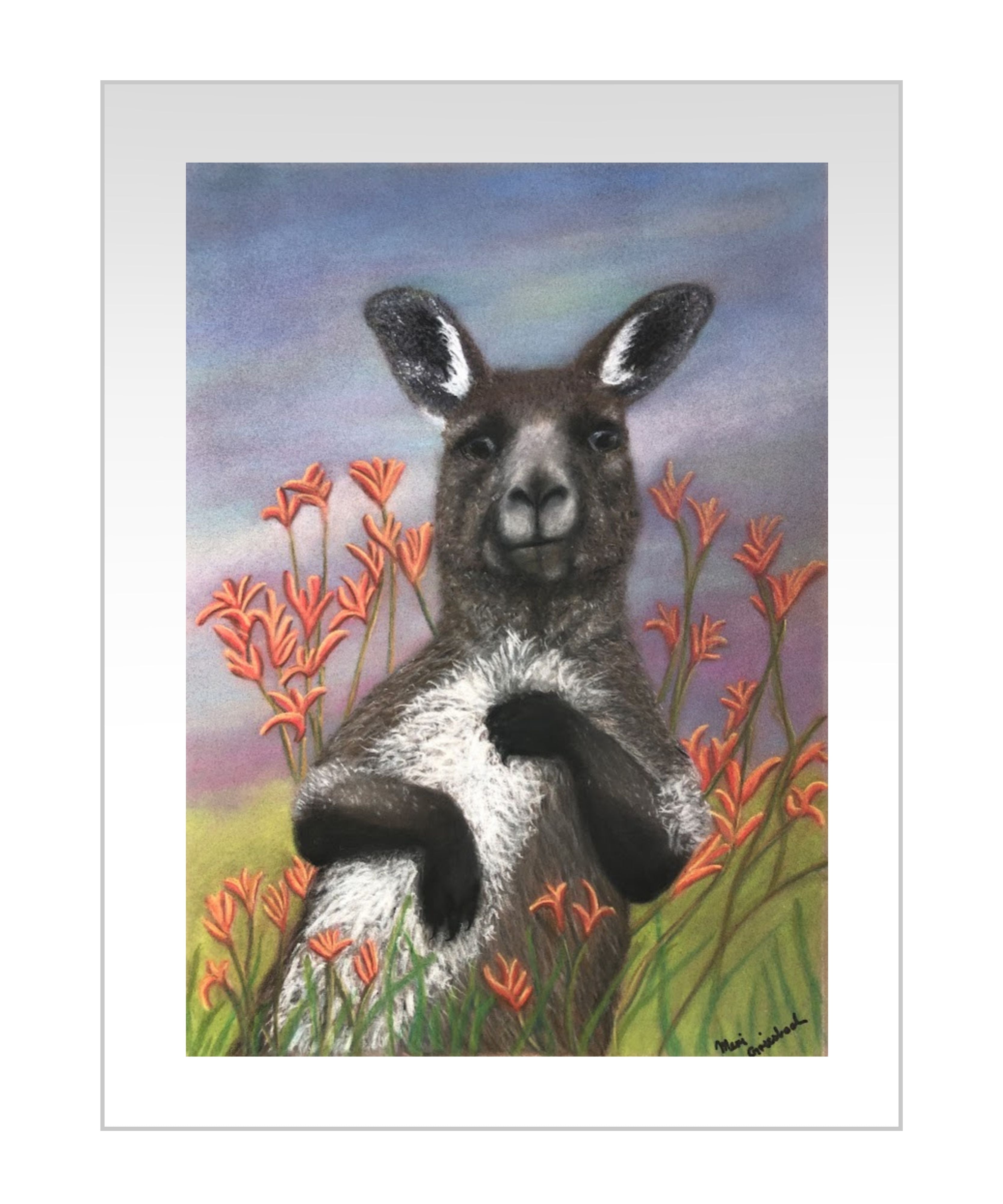 Roo Paws  ( Giclee Print ) Limited Edition