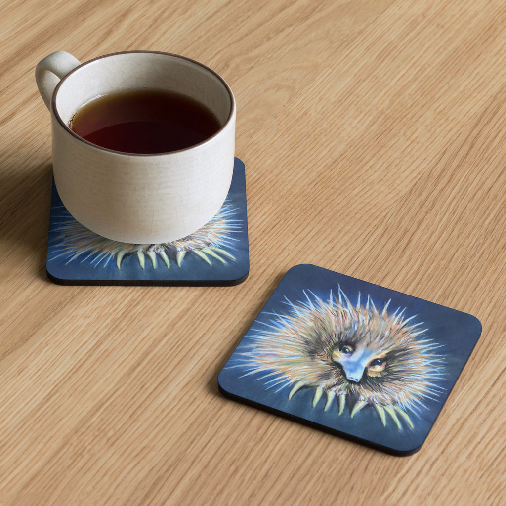 Cork-back coaster