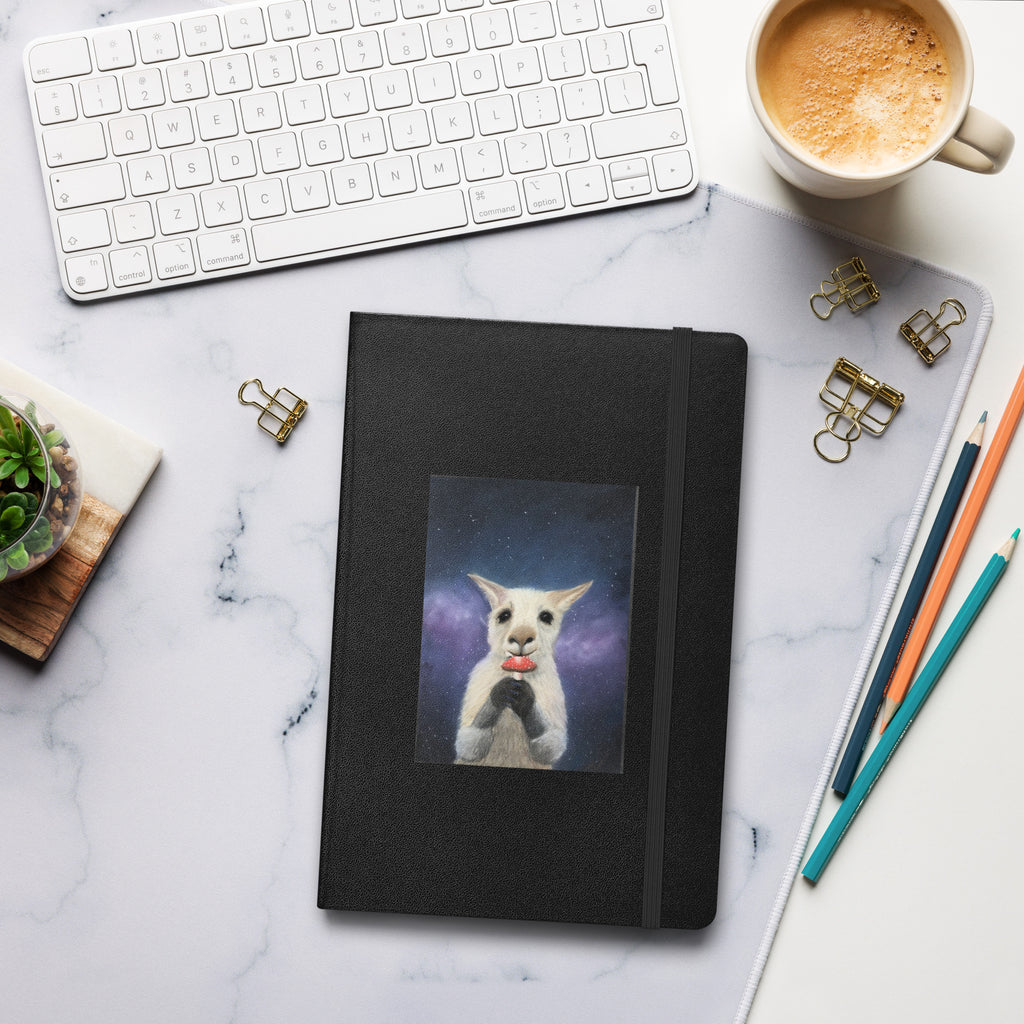 Hardcover bound notebook